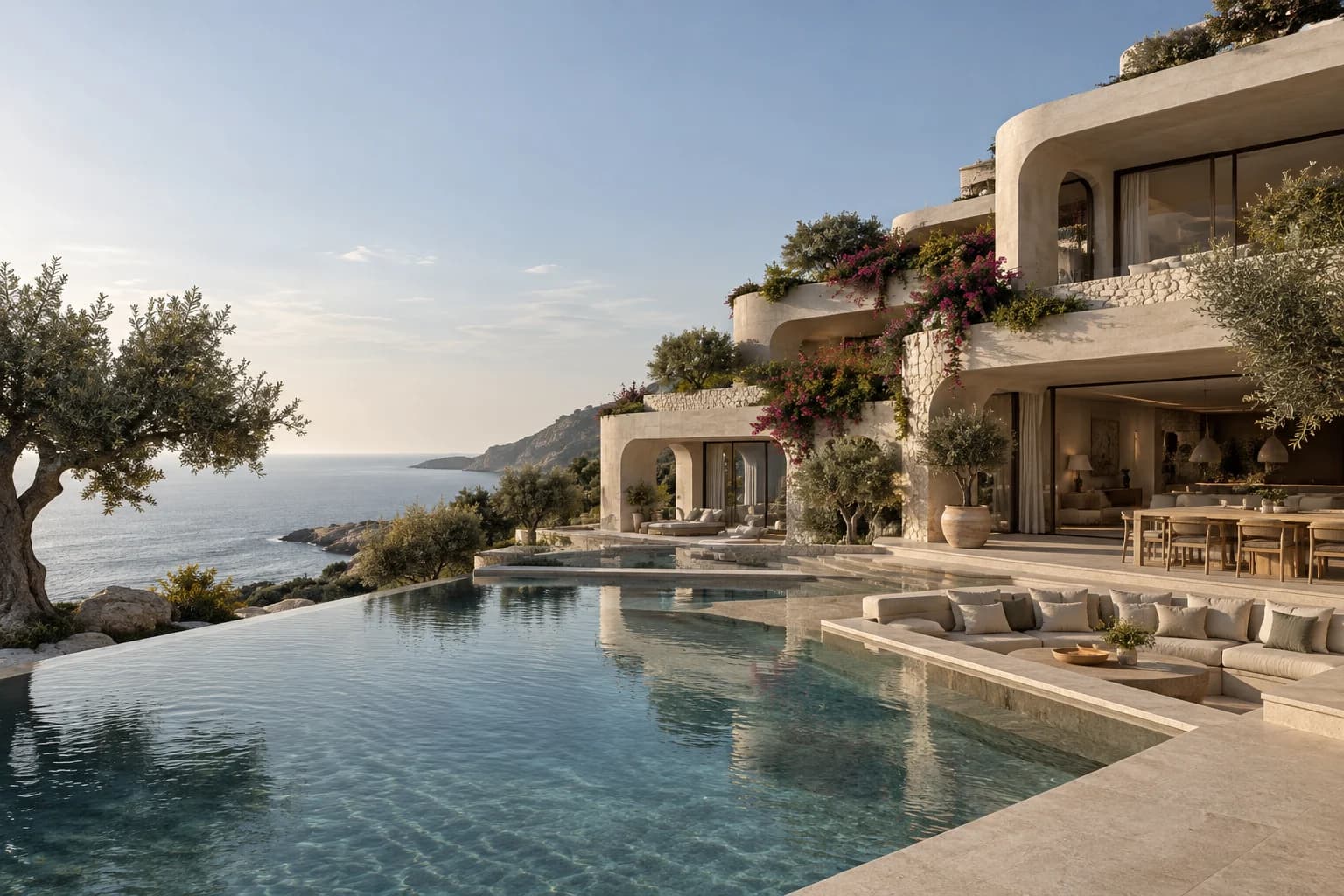Temporary visual inspiration: sculptural architecture, gardens and water